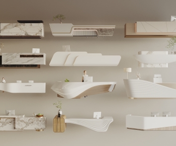Modern Reception Desk-ID:943042049