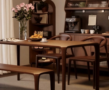Modern Dining Table And Chairs-ID:750443943