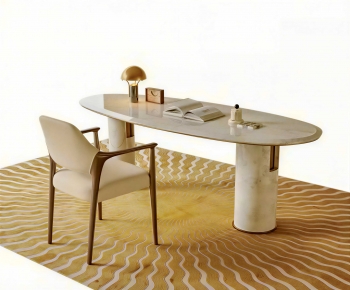 Modern Computer Desk And Chair-ID:880259992