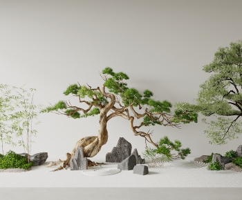 New Chinese Style Plant Landscaping-ID:956105953