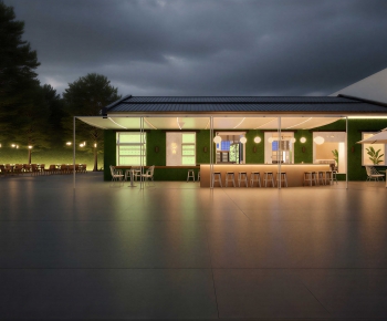 Modern Appearance Of Commercial Building-ID:122001891