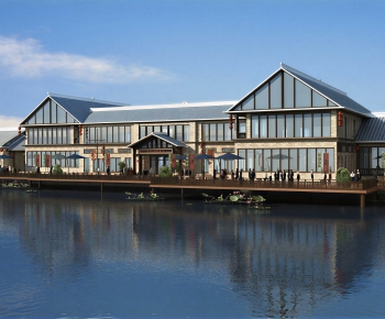 New Chinese Style Appearance Of Commercial Building-ID:100328963
