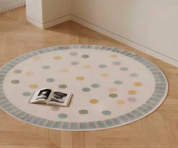 Modern Circular Carpet-ID:440563924