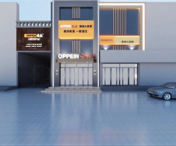 Modern Facade Element-ID:421509037