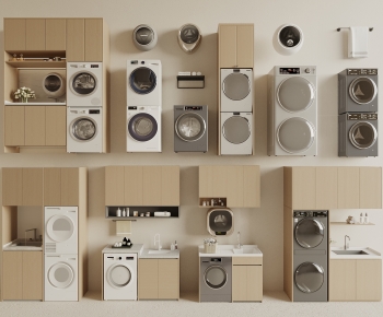 Modern Laundry Cabinet-ID:256769909