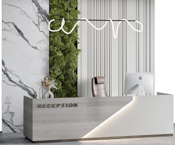 Modern Reception Desk-ID:702306991