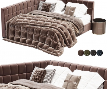 Modern Double Bed-ID:495227102