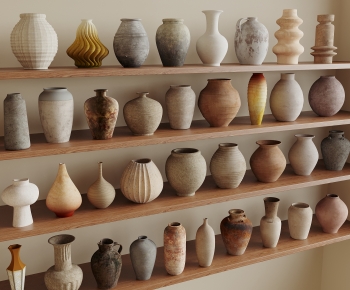 Wabi-sabi Style Clay Pot-ID:709090954