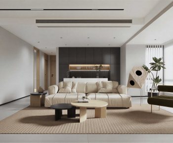 Modern A Living Room-ID:393879439