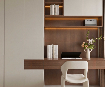 Modern Computer Desk And Chair-ID:713282118