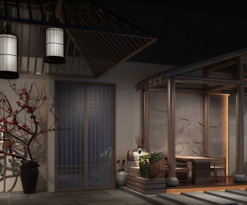 New Chinese Style Courtyard/landscape-ID:812164073