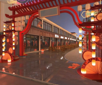 New Chinese Style Commercial Street-ID:236361984