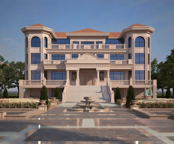 European Style Residential Building-ID:419718037