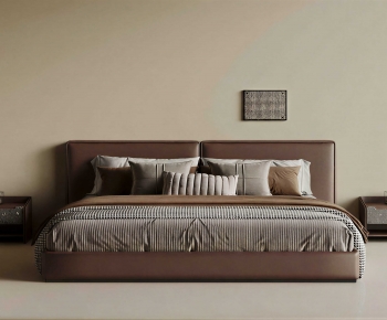Modern Double Bed-ID:446881067