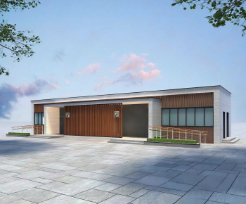 Modern Public Building-ID:876538042
