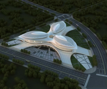 Modern Architectural Bird's-eye View Planning-ID:384818081
