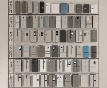 Modern Home Appliance Refrigerator-ID:493037946