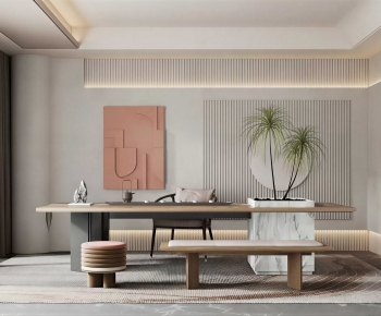 Wabi-sabi Style Study Space-ID:304052113