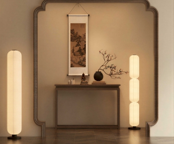 Wabi-sabi Style Side Cabinet/Entrance Cabinet-ID:605643035