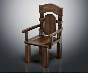 Retro Style Lounge Chair-ID:787889006