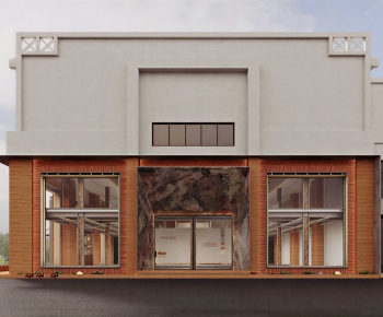 Industrial Style Facade Element-ID:450866946