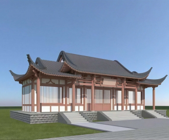 Chinese Style Ancient Architectural Buildings-ID:617064007