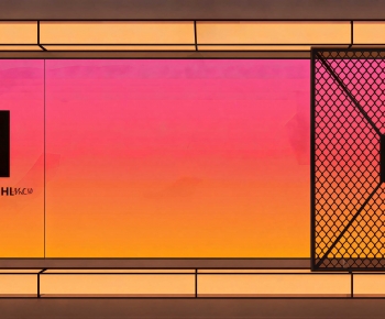 Modern Facade Element-ID:560446985
