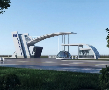 Modern Building Appearance-ID:460055114