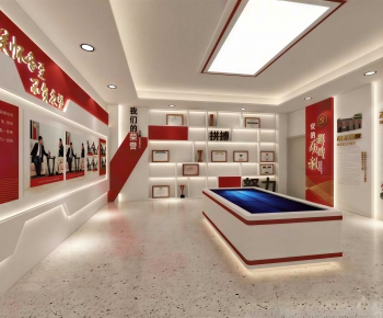 Modern Exhibition Hall-ID:608619931