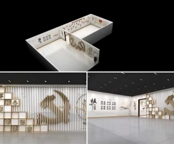 Modern Exhibition Hall-ID:977879054