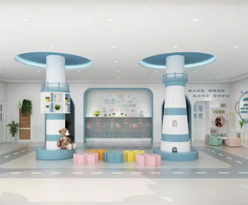 Modern Children's Reading Room-ID:581620931