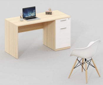Modern Computer Desk And Chair-ID:851521972
