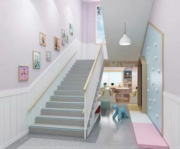 Modern Office Stairwell-ID:319128049