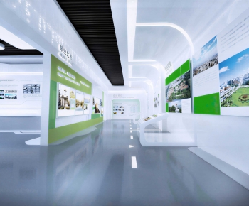 Modern Exhibition Hall-ID:398807056