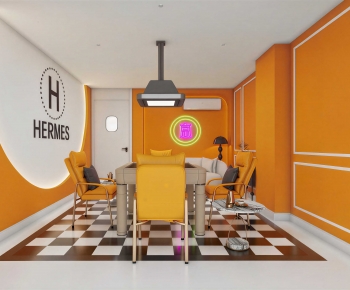 Modern Staff Recreation Room-ID:117892036