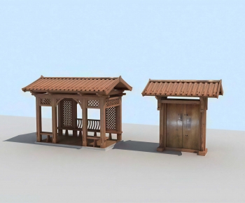 New Chinese Style Ancient Architectural Buildings-ID:512105945