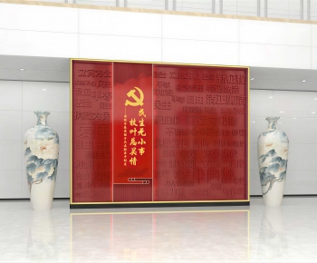 Modern Office Reception Desk-ID:680579902
