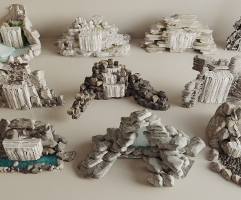 Modern Rockery Waterscape-ID:539810905