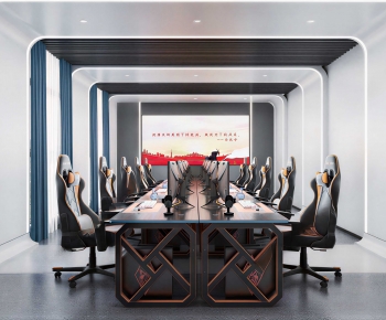 Modern Office Desk And Chair-ID:931060381