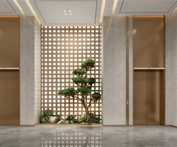 Modern Corridor/elevator Hall-ID:960673091
