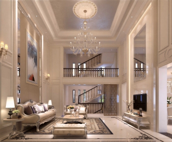 Simple European Style A Living Room-ID:859803924