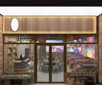 Modern Facade Element-ID:596790089