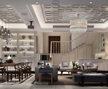 Modern A Living Room-ID:777564051