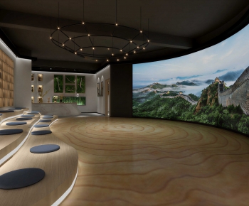 Modern Exhibition Hall-ID:541111956