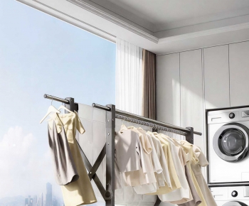 Modern Balcony Laundry Room-ID:433913954