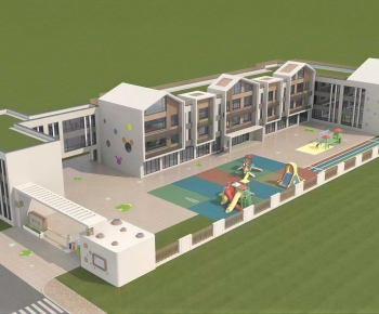 Modern Architectural Bird's-eye View Planning-ID:979878908