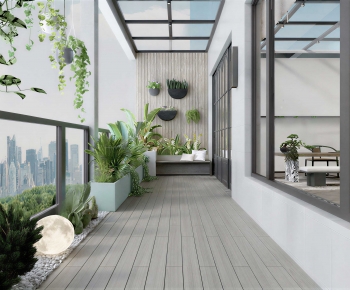 Modern Balcony-ID:681500918