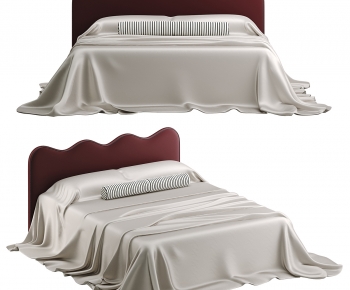 Modern Double Bed-ID:569557913