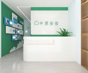 Modern Office Reception Desk-ID:149271013