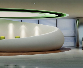Modern Office Reception Desk-ID:389889966